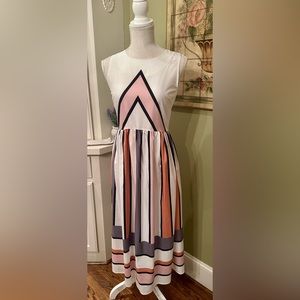 NWT CRFS Boho-Chic with geometric and vertical stripes Size: Small